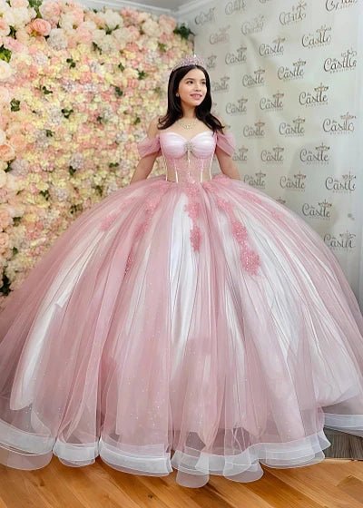Pink Quinceañera Dresses - PromDressClub