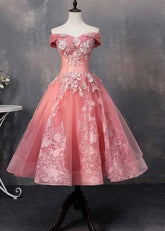 Celandine | Radiant Pink Homecoming Dress That Move & Sparkle All Night Long - Pink Floral - PromDressClub