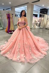 Harriet | Beautiful Elegant Pink Quinceanera Dresses for Unforgettable Moments - Pink - PromDressClub
