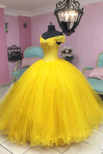 Hope | Beautiful Vibrant Yellow Quinceanera Dresses for Unforgettable Moments - Yellow - PromDressClub