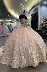 Juliet | Discover the Ultimate Pink Quince Dress for Your Dream Celebration - Light Pink - PromDressClub