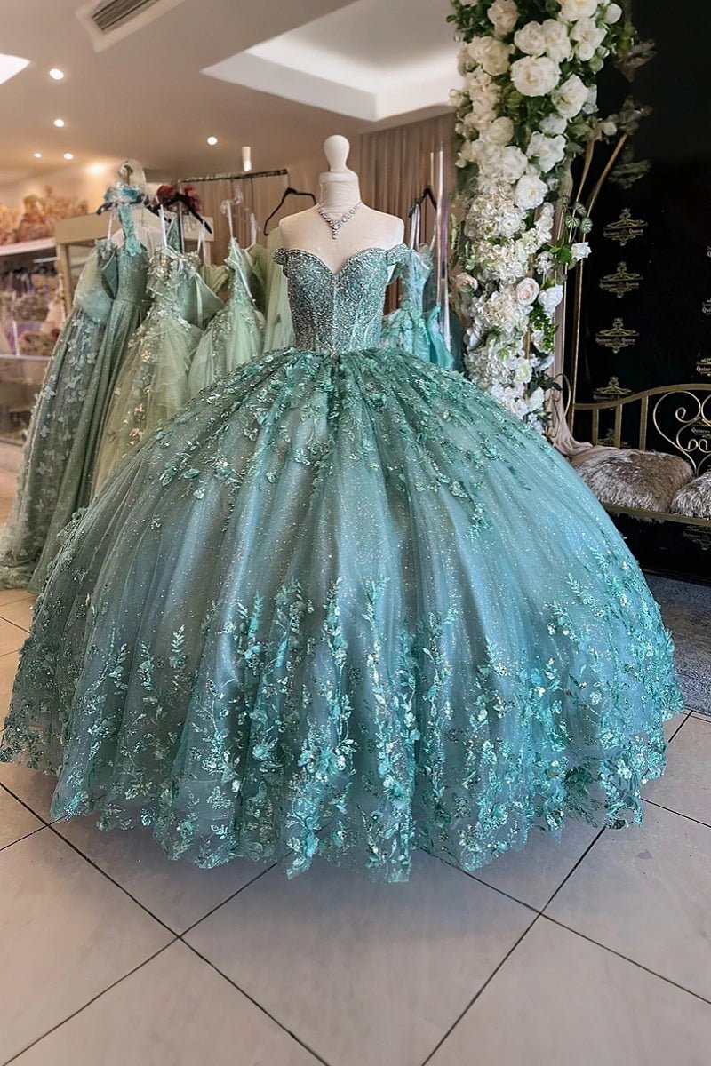 Katie | Discover Stunning Green Quince Dresses for Your Fairytale Moment - Mint Green - PromDressClub