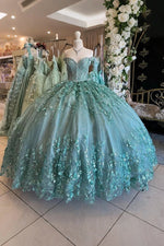 Katie | Discover Stunning Green Quince Dresses for Your Fairytale Moment - Mint Green - PromDressClub