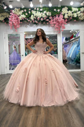 Kimberly | Slay Your Sweet 16 in Stunning Pink Quince Dresses - Light Pink - PromDressClub