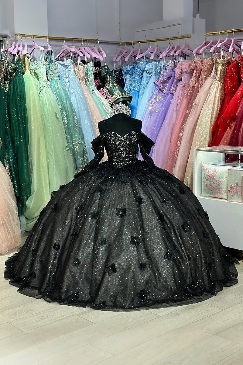 Livia | Own Your Spotlight in Timeless Black Quince Dresses - Black - PromDressClub