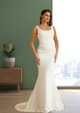 Jessie | Elegant Mermaid Wedding Dress with Square Neckline and Pleated Bodice - Perfect for Your Dream Wedding