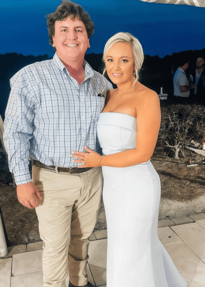 Antonia | Sheath Stretch Strapless Aqua Blue Satin Maxi Bridesmaid Dress with Fold - Price #price_variant_lowest# - Aqua - PromDressClub