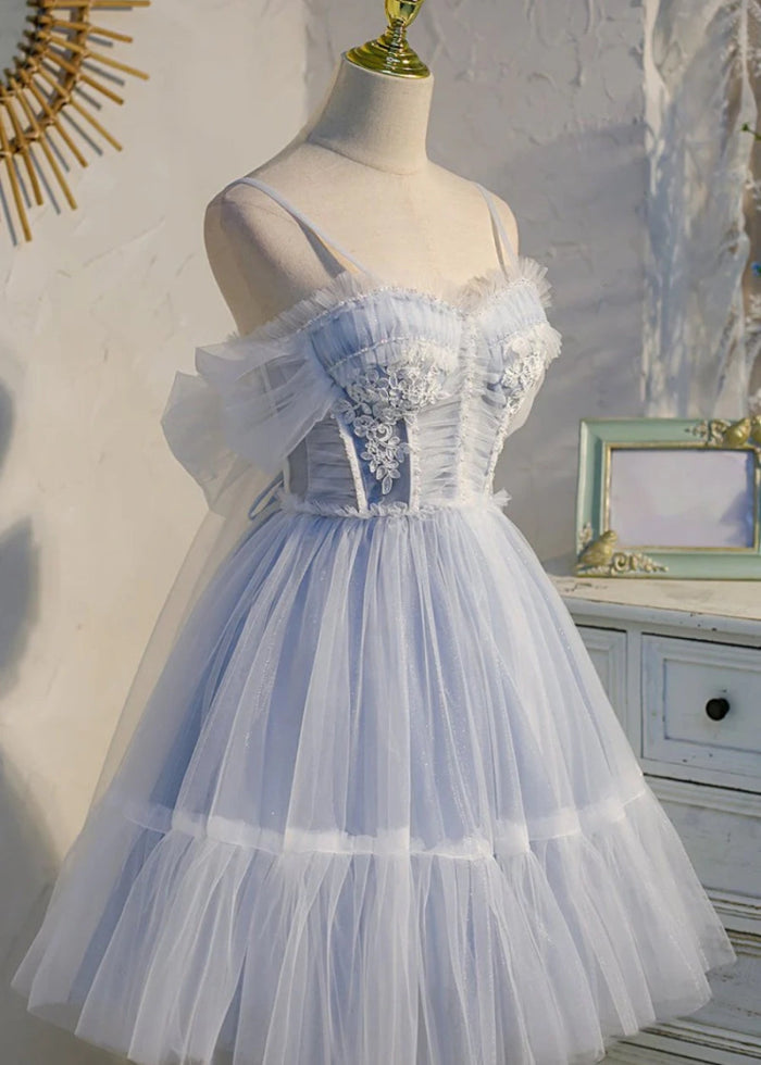 Azurael | Sparkle in Light Purple Homecoming Dress with Bow - Light Purple - PromDressClub