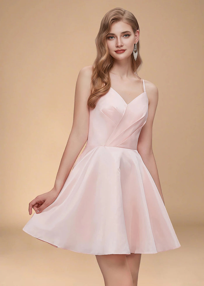 Belphoebe | Discover the Perfect Pink Homecoming Dress for Your Memorable Night - Light Pink - PromDressClub