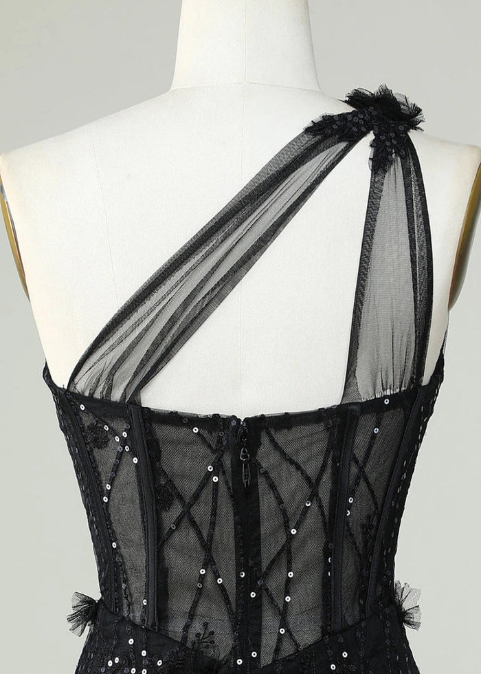 Calypso | Discover the Ultimate Royal Blue Homecoming Dress for an Unforgettable Night - Black - PromDressClub