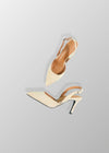 Elevate Your Wardrobe with Stylish Nude Heeled Sandals & Timeless Black High Heel Pumps Color Nude