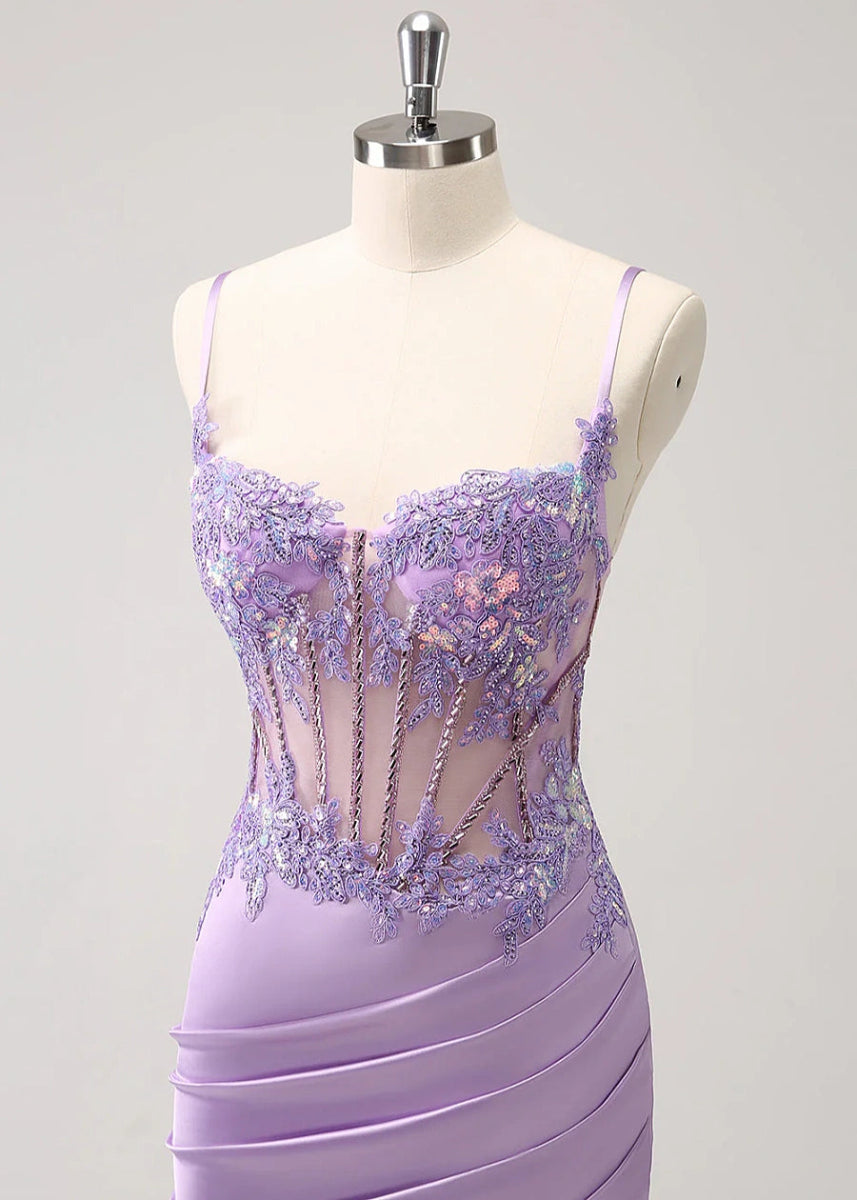 Enerida | Shine at Homecoming in a Stunning Light Purple Masterpiece Dress - Light Purple - PromDressClub