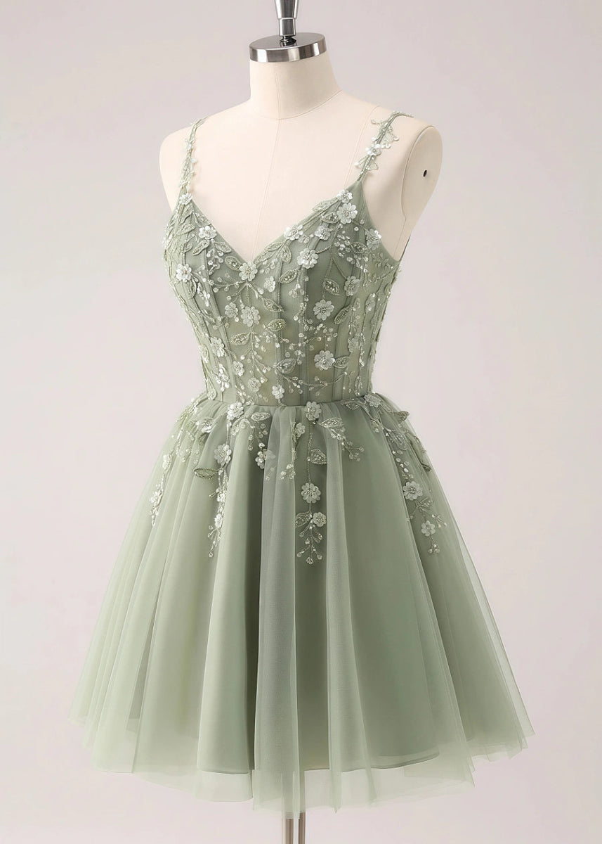 Etheldreda | Royal Blue Homecoming Dress: Unforgettable Elegance for Your Special Night - Sage - PromDressClub