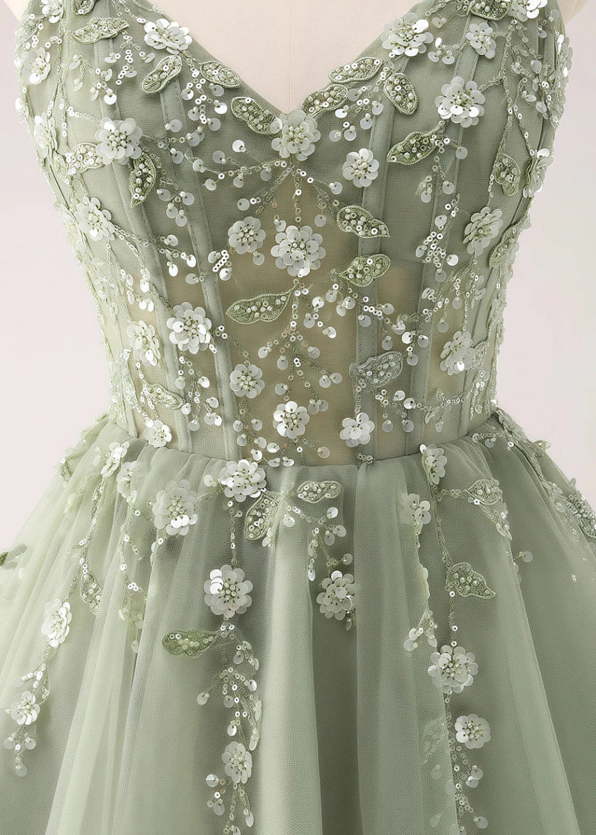 Etheldreda | Royal Blue Homecoming Dress: Unforgettable Elegance for Your Special Night - Sage - PromDressClub