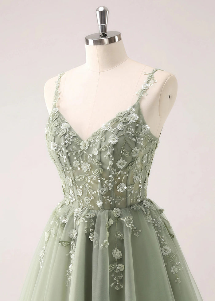 Etheldreda | Royal Blue Homecoming Dress: Unforgettable Elegance for Your Special Night - Sage - PromDressClub