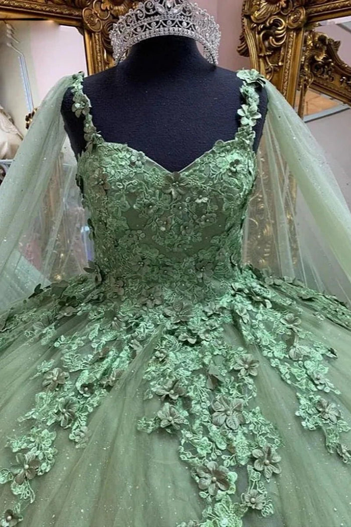 Gertrude | Gorgeous Light Green Quinceanera Dresses: Unveil Timeless Elegance for Your Special Day - Light Green - PromDressClub