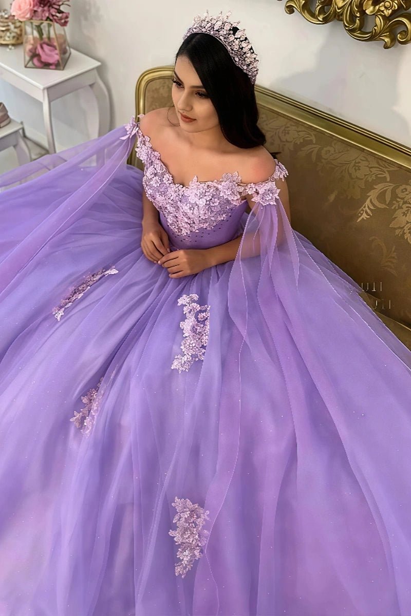 Gia | Stunning Enchanting Purple Quinceanera Dresses for Unforgettable Moments - Purple - PromDressClub
