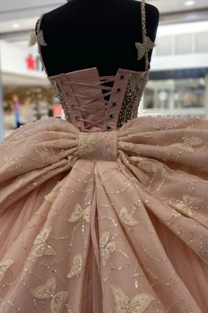 Guinevere | Charming Pink Quinceanera Dresses with Big Bows for Sweet 16 Fun - Pink - PromDressClub