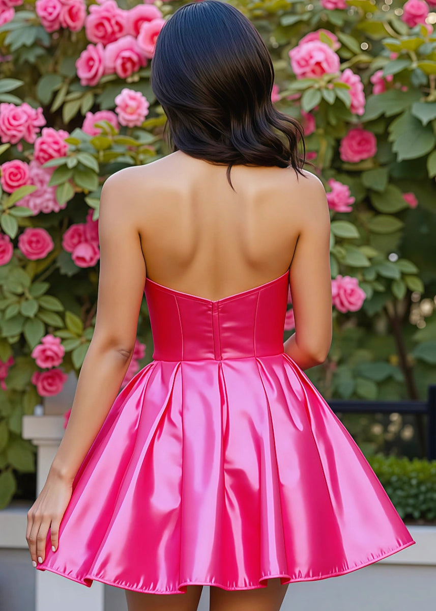 Hatshepsut | Step into the Spotlight: Effortless Fuchsia Homecoming Dresses for Unforgettable Nights - Fuchsia - PromDressClub