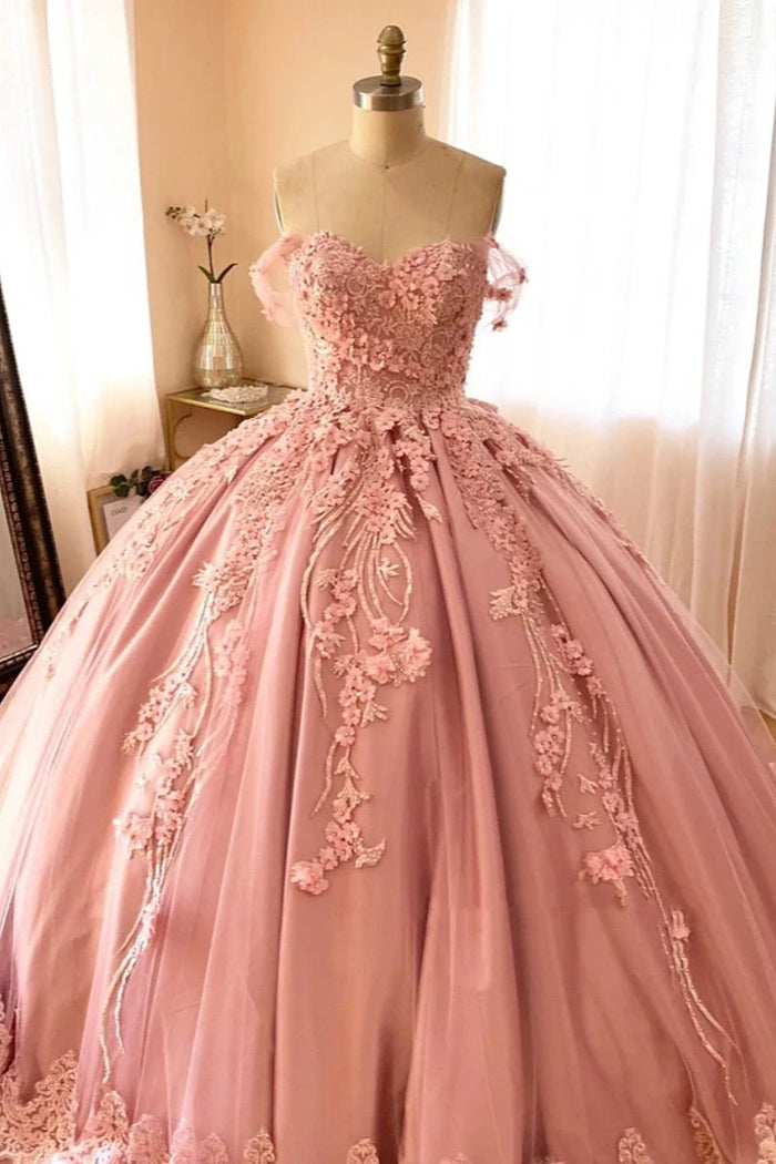 Hope | Beautiful Pink Quince Dresses for Memorable Celebrations - Pink - PromDressClub