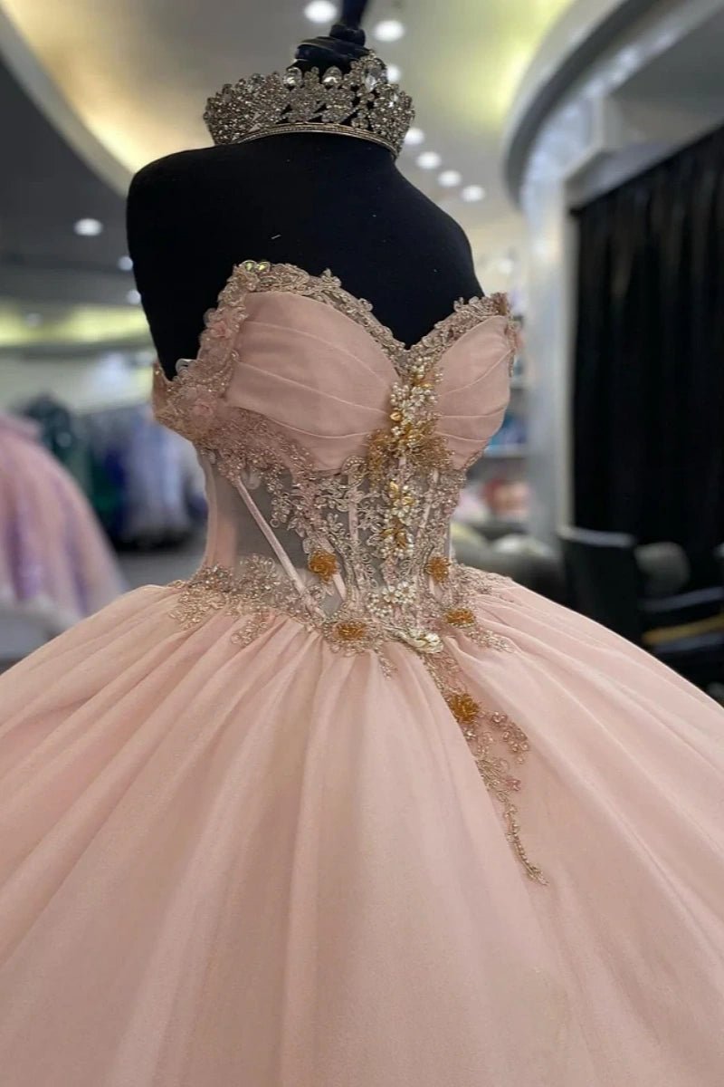 Juliet | Discover the Ultimate Pink Quince Dress for Your Dream Celebration - Light Pink - PromDressClub