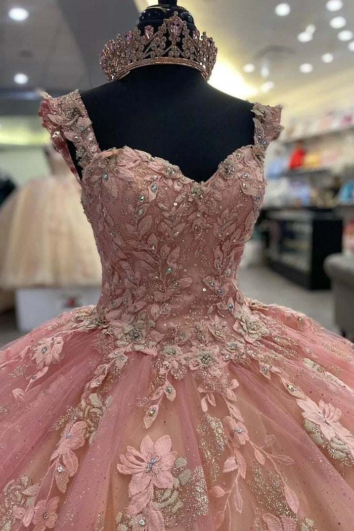 Kate | Discover Your Fairytale Moment with Enchanting Pink Quince Dresses - Pink - PromDressClub