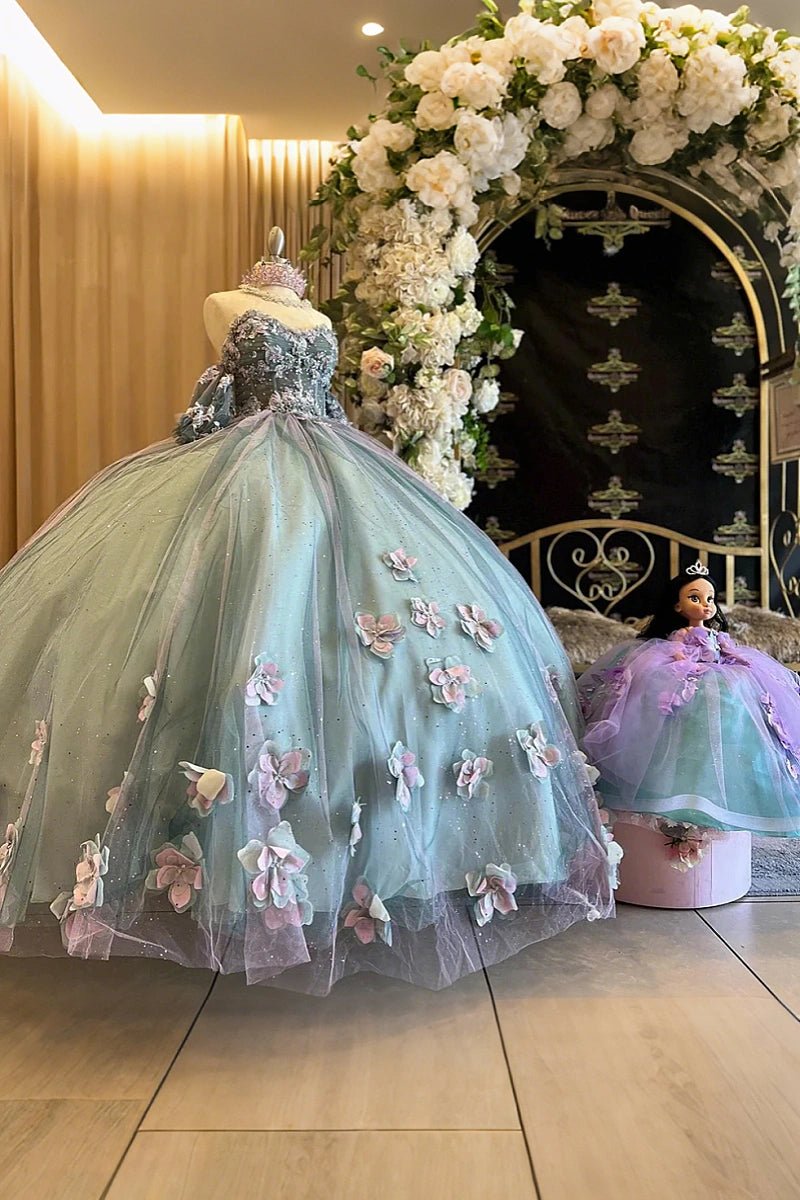 Kayla | Discover Stunning Mint Green Quince Dresses for Sweet 16 & Quinceañeras - Mint Green - PromDressClub