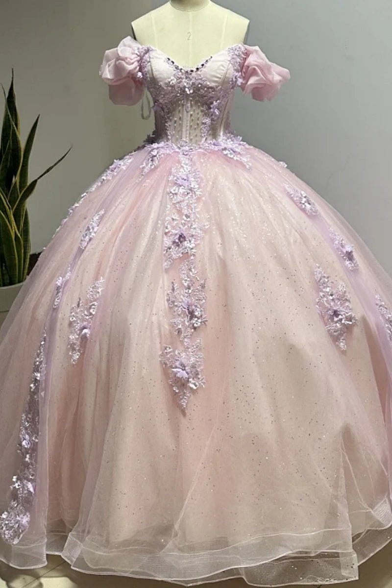 Lauren | Own Your Spotlight in Dreamy Light Purple Quince Dresses - Light Purple - PromDressClub