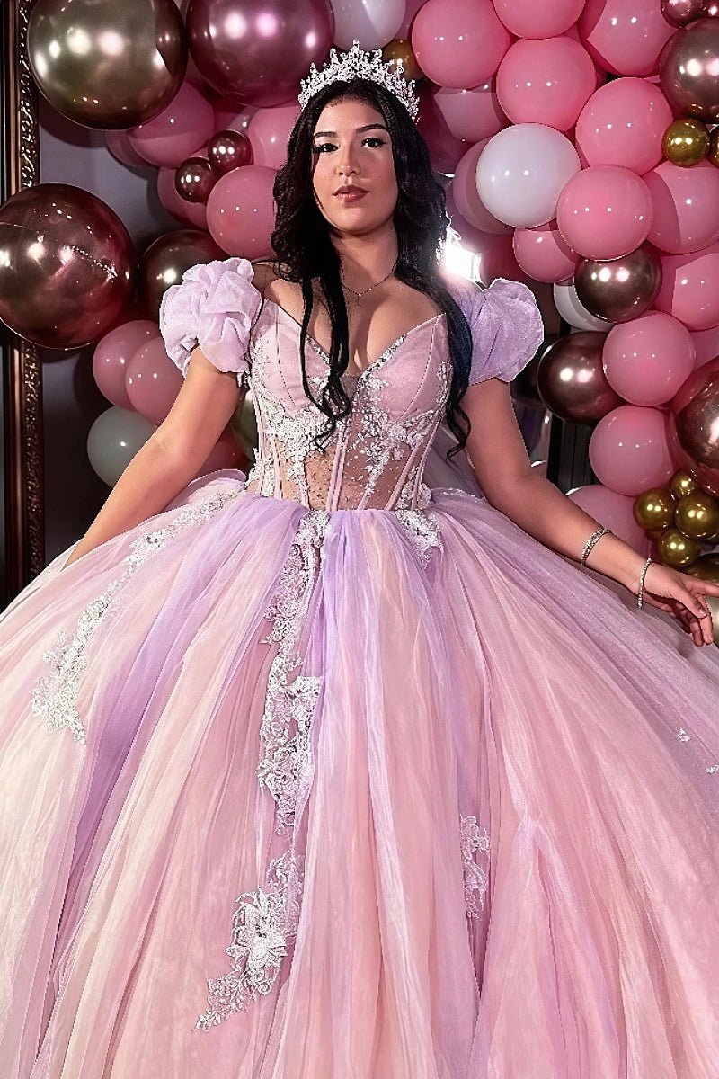 Lauren | Own Your Spotlight in Dreamy Light Purple Quince Dresses - Light Purple - PromDressClub