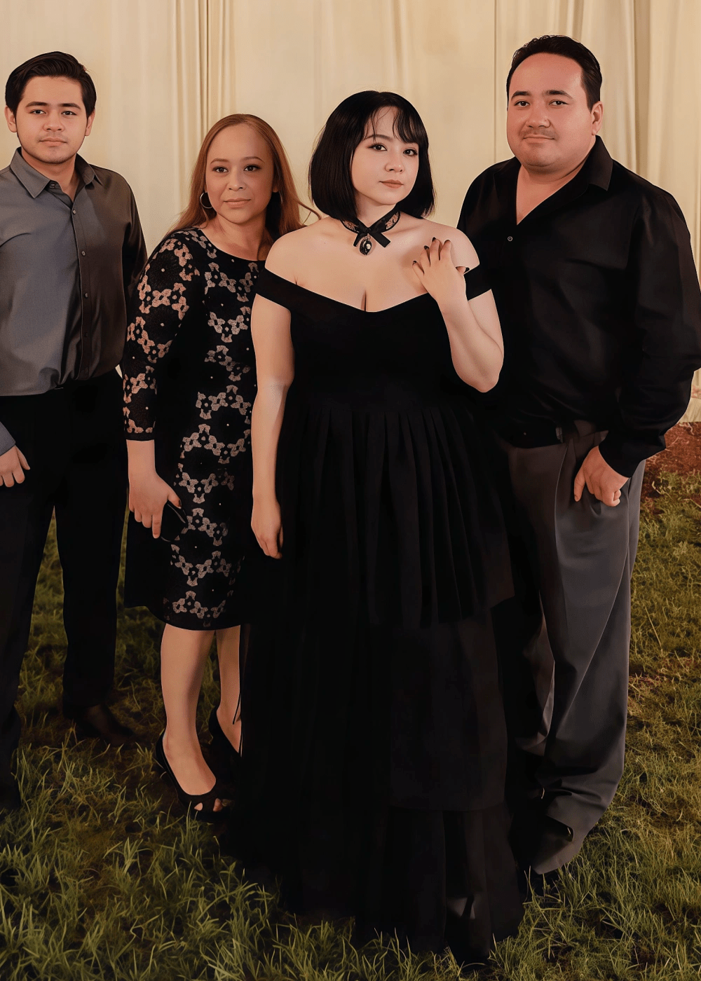 Madge | Plus Size Gothic Black Off the Shoulder Backless Wedding Dress - Black - PromDressClub