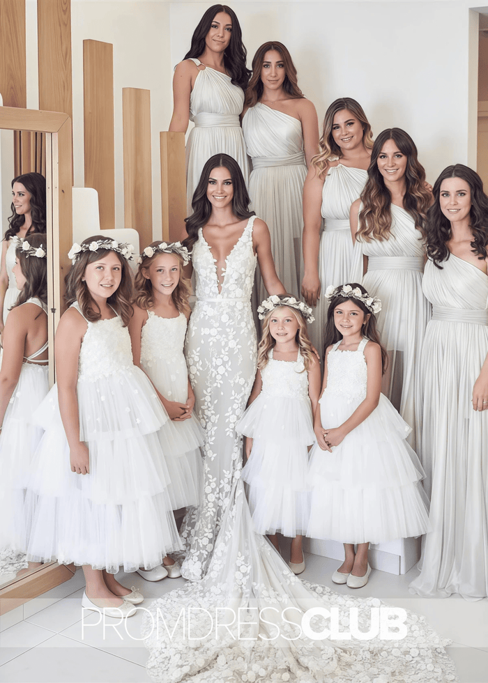 Michaelia |White Long Beach Wedding Dresses Near Me With Straps Mermaid Lace Appliqued Bridal Gowns - Price #price_variant_lowest# - White - PromDressClub