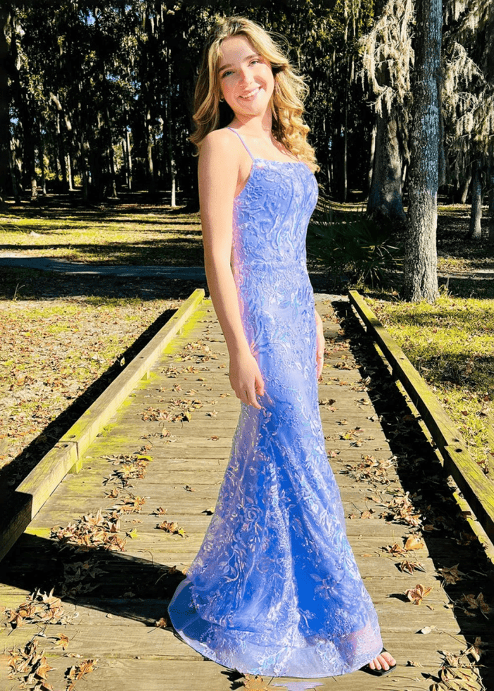 Octavia | Stunning Lilac Sequin Backless Mermaid Prom Dress - Lilac - PromDressClub