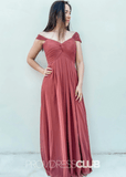 Sara | Sheath Column Twist - Front Sage Green Long Bridesmaid Dress - Rose Gold - PROMDRESS Club