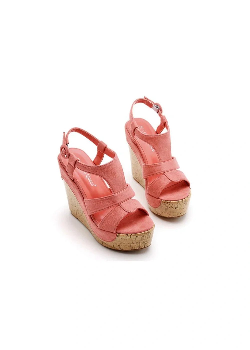 Stylish Black Platform Wedge Sandals & Versatile Peep Toe High Heels for Every Event - Lilac - PromDressClub