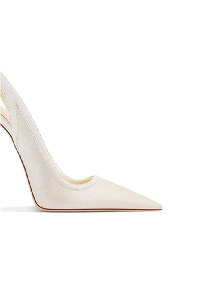 Stylish Sage Green Heels, Black High Heel Pumps & Champagne Satin Heels for Every Occasion - Champagne - PromDressClub