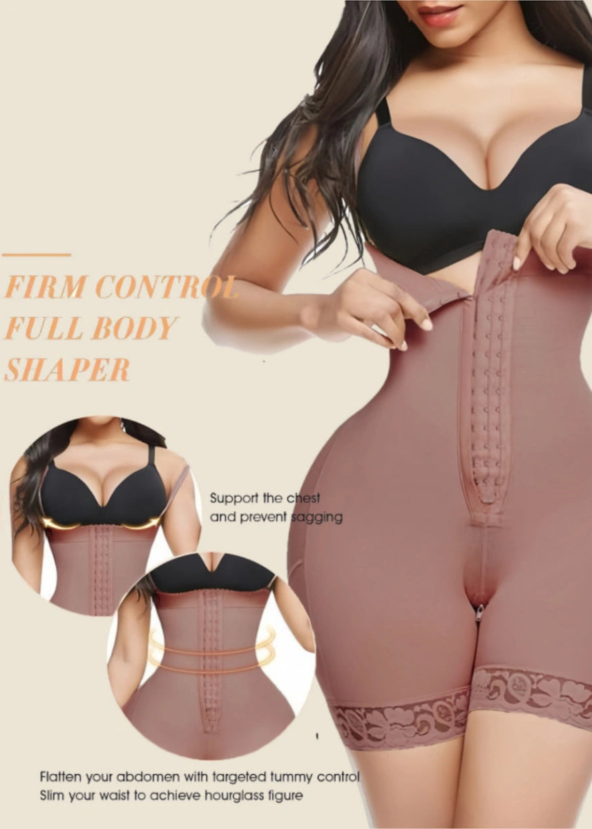 Ultimate Booty Lifting Shapewear Black Brown for Curves Confidence - Brown - PromDressClub