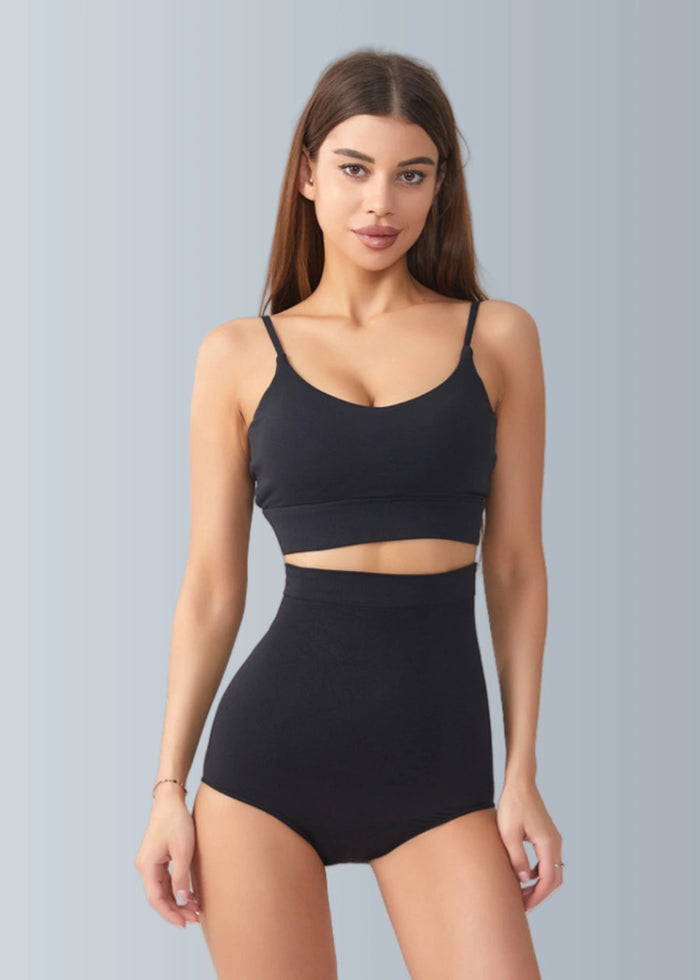 Versatile Shapewear Underwear for Built In Dresses Plus Size Bodysuits - Black - PromDressClub