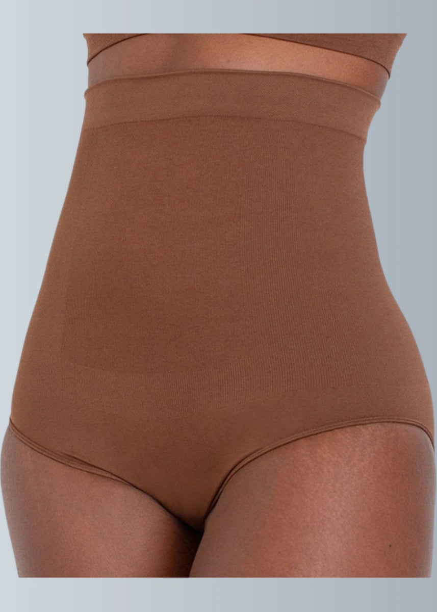 Versatile Shapewear Underwear for Built In Dresses Plus Size Bodysuits - Chocolate - PromDressClub